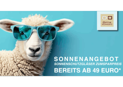Sonnenbrillen in Ihrer Sehstärke – Sonnenschutzgläser ab 49 € bei Optik Huppertz